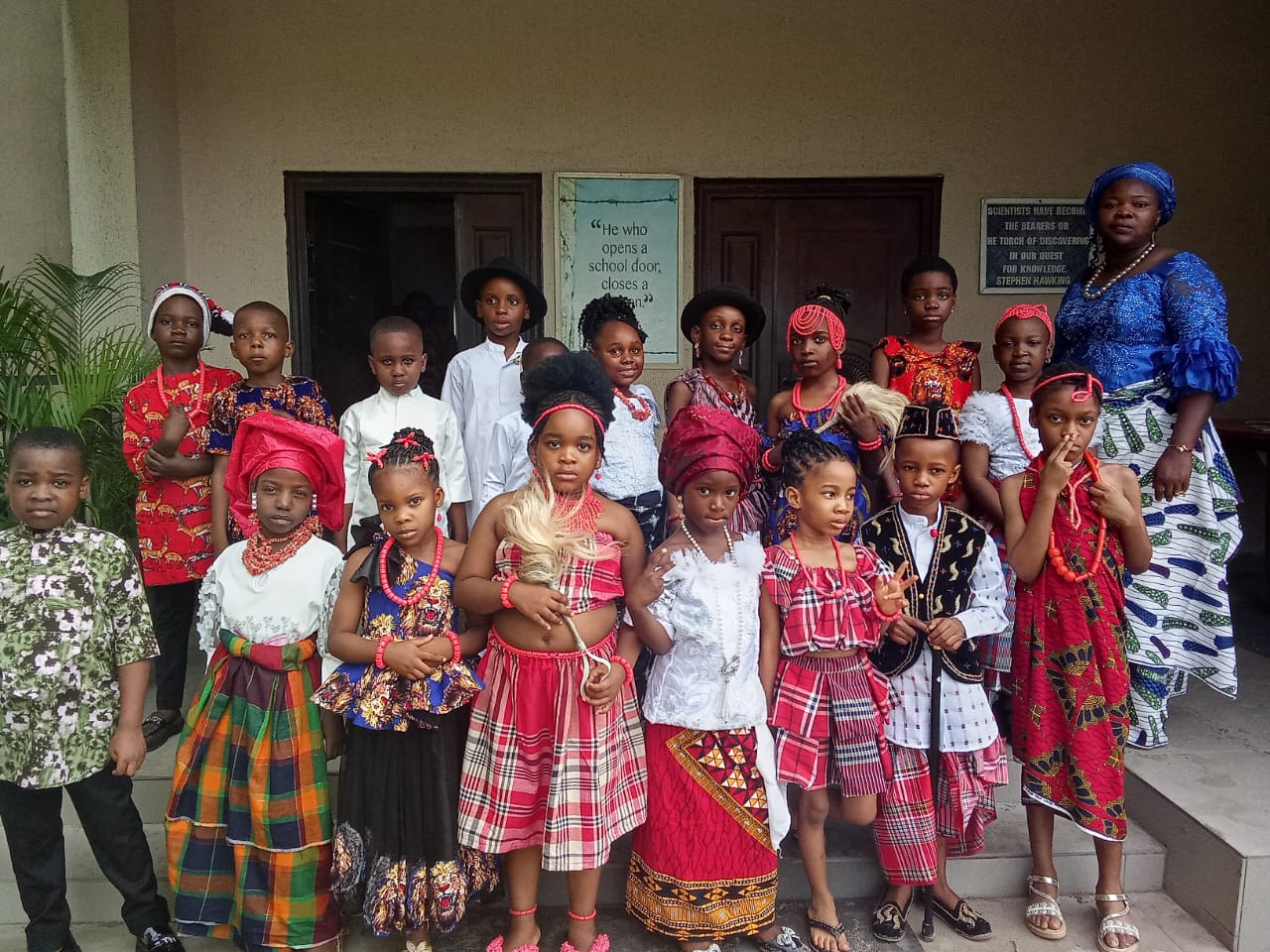 Students cultural day attire